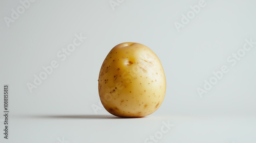 potato on a white background