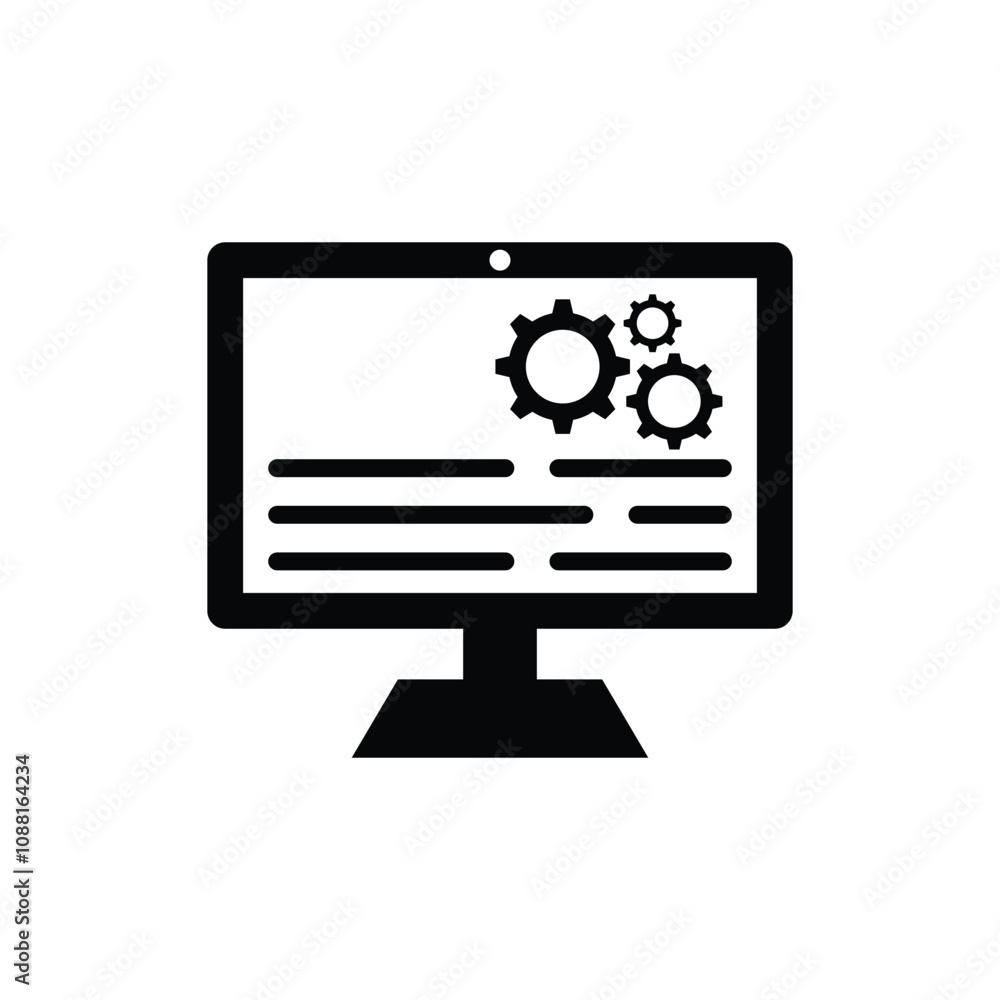 operating system icon vector design template operating system icon vector design template