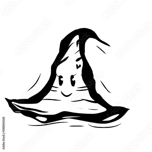 A simple, cartoon-style illustration of the Sorting Hat