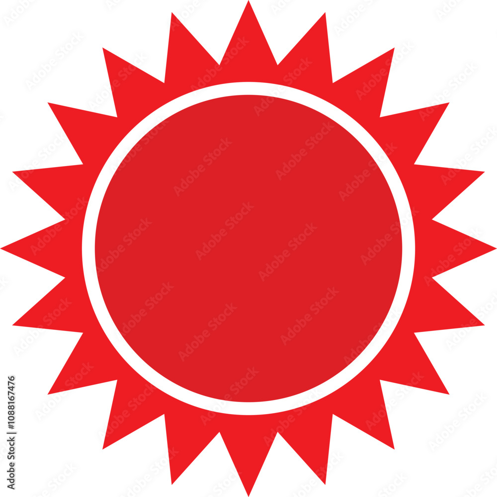Red Special Offer Price Stickers Red Special Offer Price Stickers