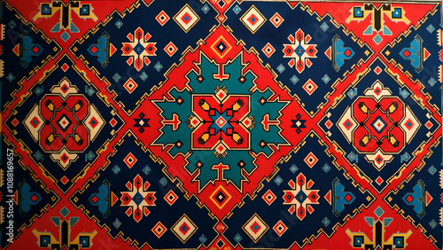 Traditional Iraqi Carpet Design