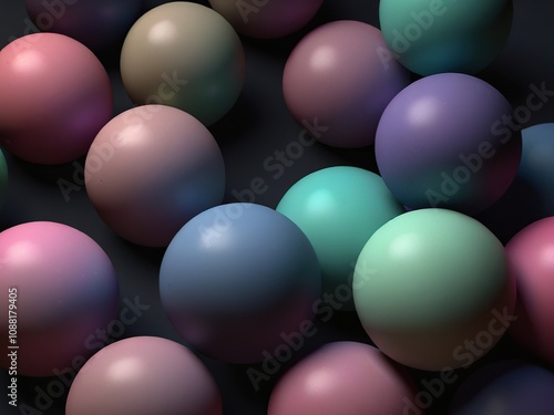 easter eggs on black