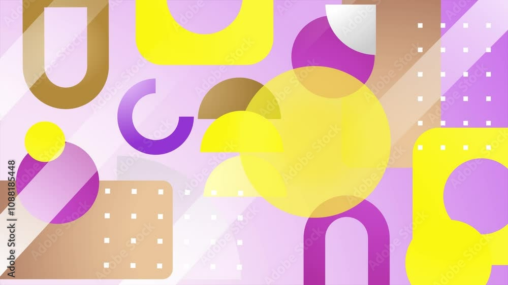 vibrant geometric pattern blending dynamic shapes and bold colors seamless 4k video background motion pop art design vibrant geometric pattern blending dynamic shapes and bold colors seamless 4k video background motion pop art design