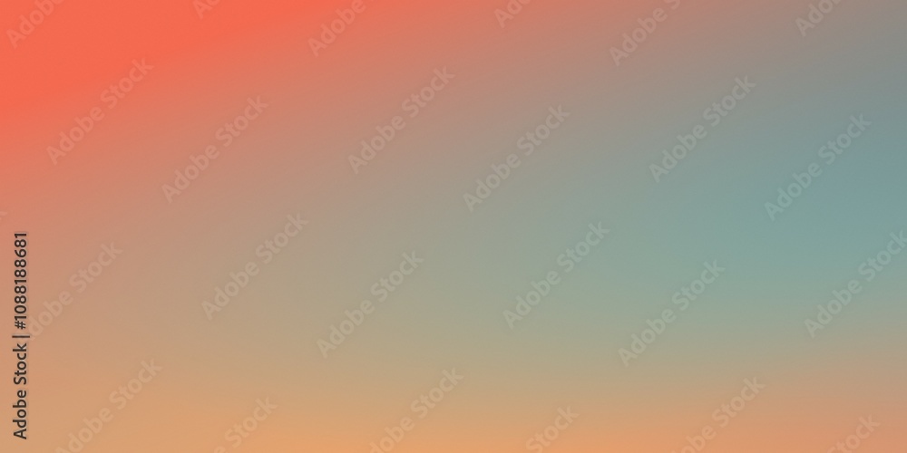 Naklejka premium Abstract shape, futuristic Background, 3d render Gradient Design with Minimalist Modern Geometric Pattern for Business and Technology Concept - Colorful Wallpaper with Grainy and Noise 2024 and 2025