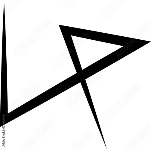 Line stripes elements, spiral, curve, wavy