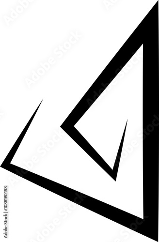 Line stripes elements, spiral, curve, wavy