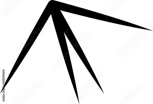 Line stripes elements, spiral, curve, wavy