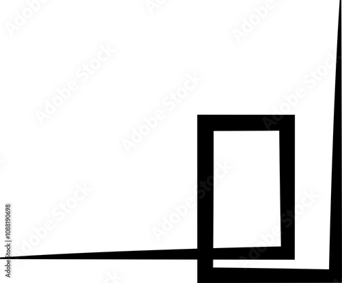 Line stripes elements, spiral, curve, wavy