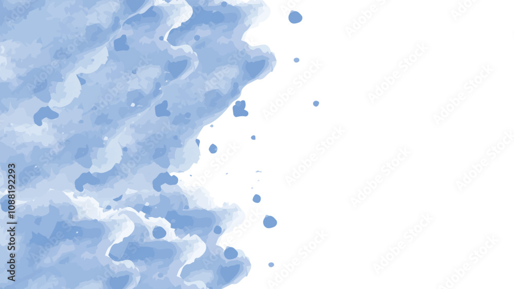 watercolor drops on blue watercolor drops on blue