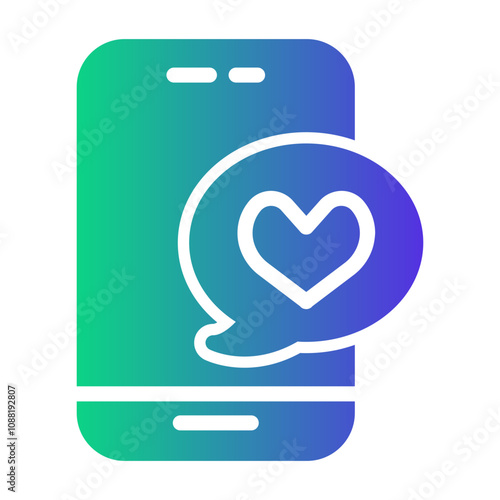 love message Gradient icon