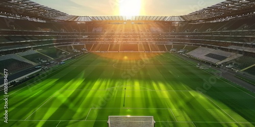 Majestic Sunset over Croke Park Stadium