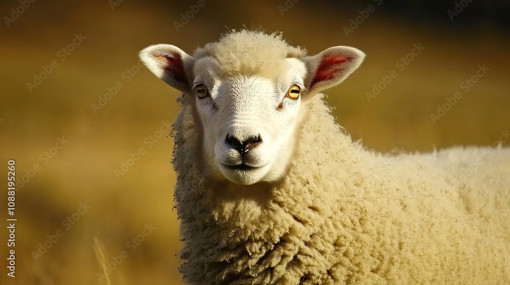 A Megara sheep gazing directly ahead, captured with stunning realism as if posing for a portrait. The lifelike details, expressive eyes, and natural textures evoke a sense of connection, A Megara sheep gazing directly ahead, captured with stunning realism as if posing for a portrait. The lifelike details, expressive eyes, and natural textures evoke a sense of connection,