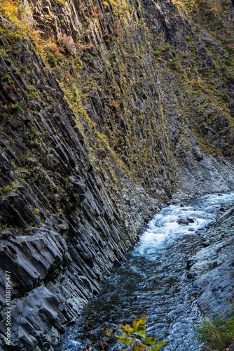 清津峡の柱状節理 photo