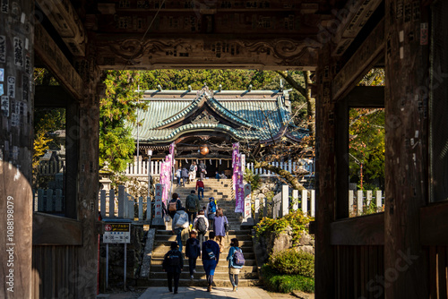 Obraz na płótnie 筑波山神社 髄神門