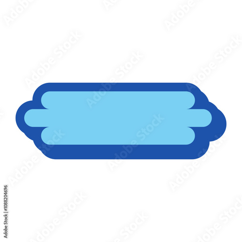 blue Cute Text Box