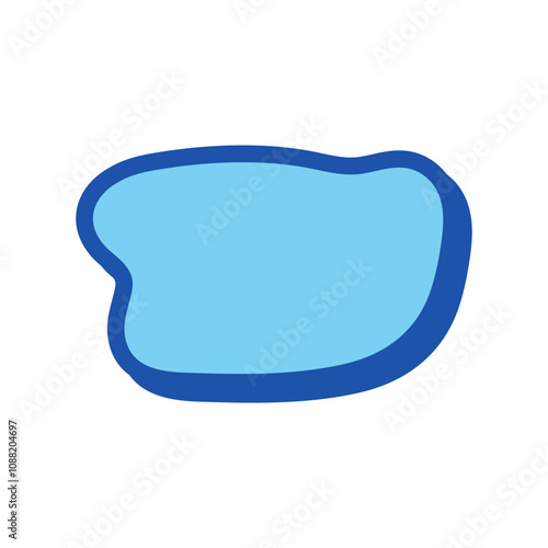 blue Cute Text Box