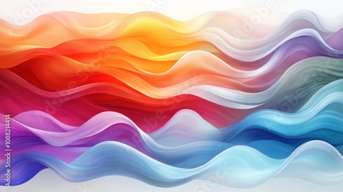 Abstract colorful wavy background with vibrant colors and smooth transitions.