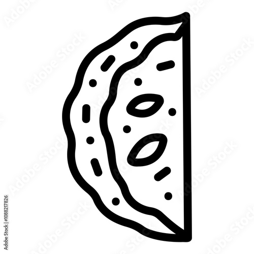 omelette Line Icon