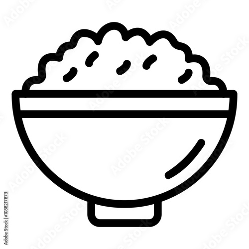 porridge Line Icon