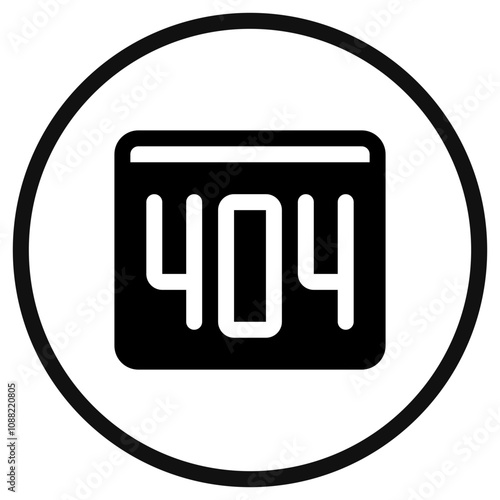Editable 404 error, page not found vector icon. Part of a big icon set family. Perfect for web and app interfaces, presentations, infographics, etc