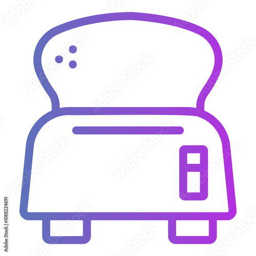 toaster Gradient icon