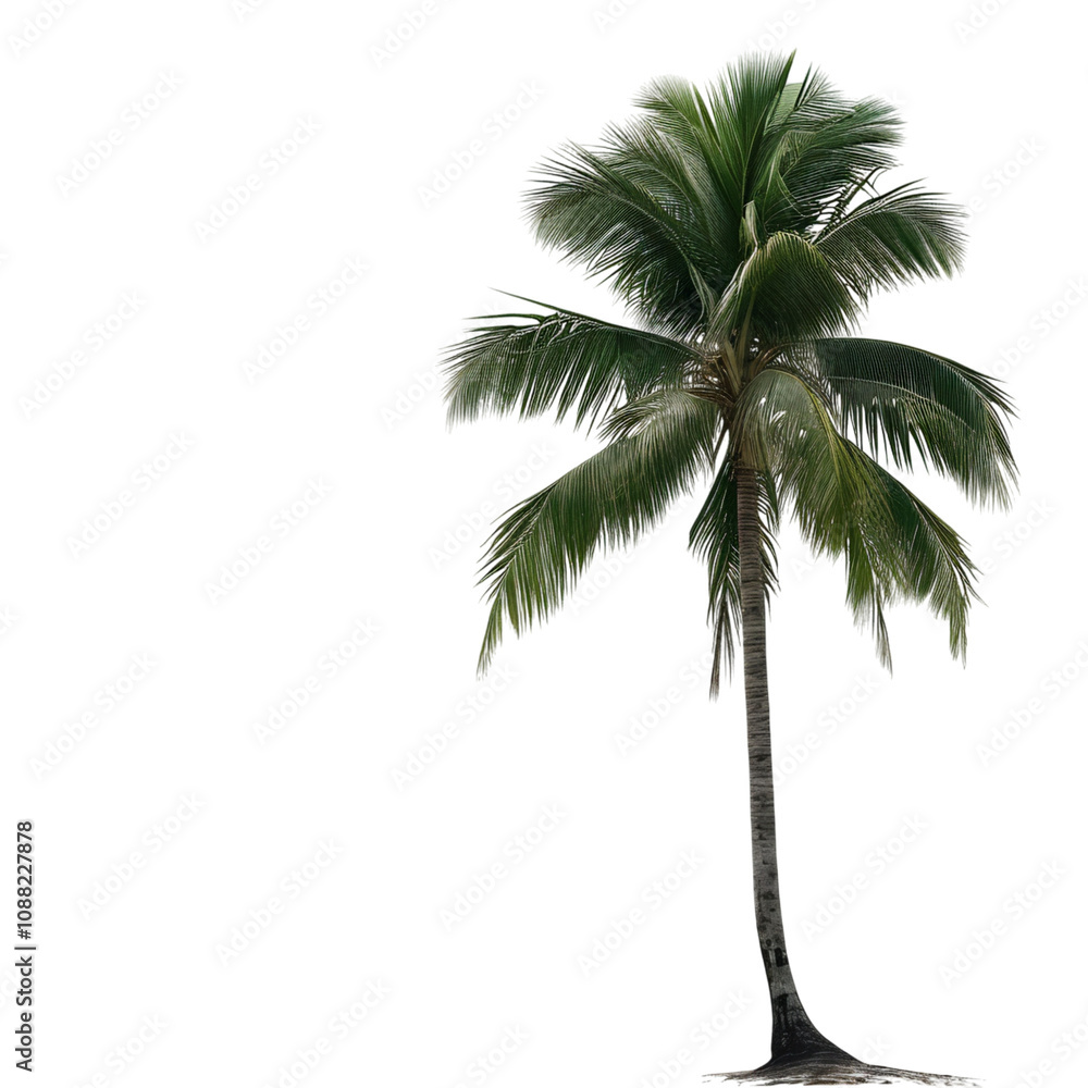 Fototapeta premium palm tree isolated on white background