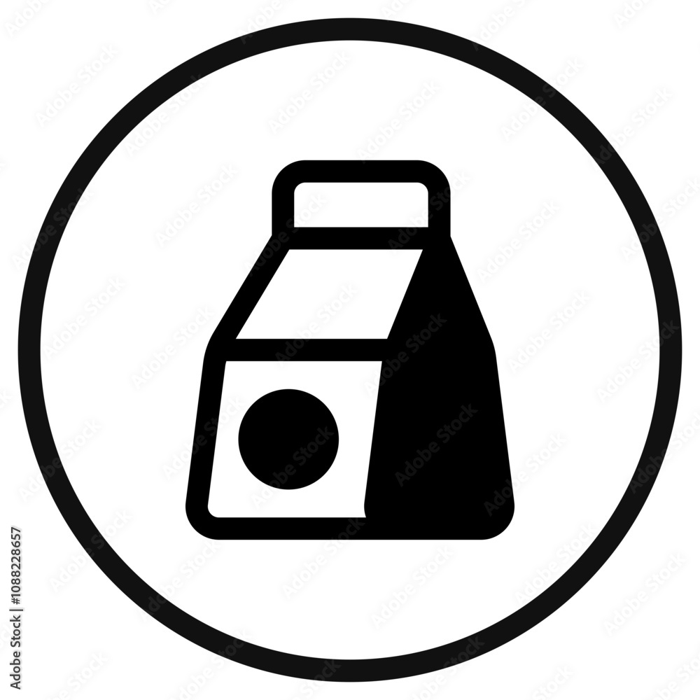 Editable lunch bag vector icon. Part of a big icon set family. Perfect for web and app interfaces, presentations, infographics, etc