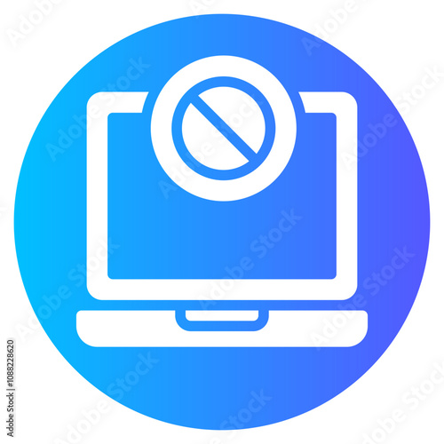 ad blocker gradient icon