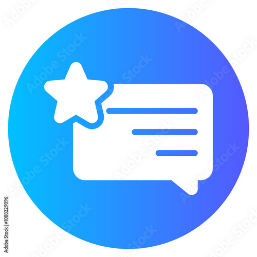 review gradient icon