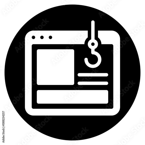 clickbait glyph icon