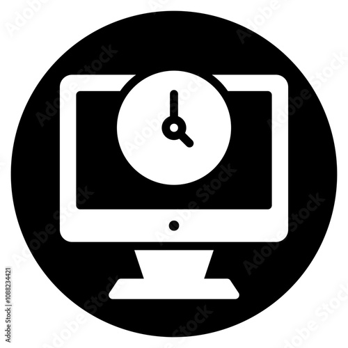 monitoring glyph icon
