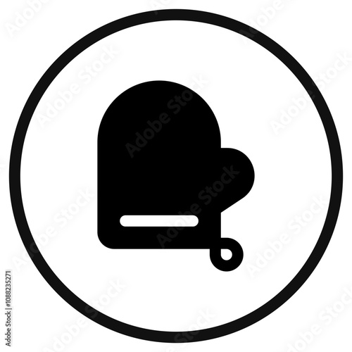 Editable oven mitten vector icon. Part of a big icon set family. Perfect for web and app interfaces, presentations, infographics, etc