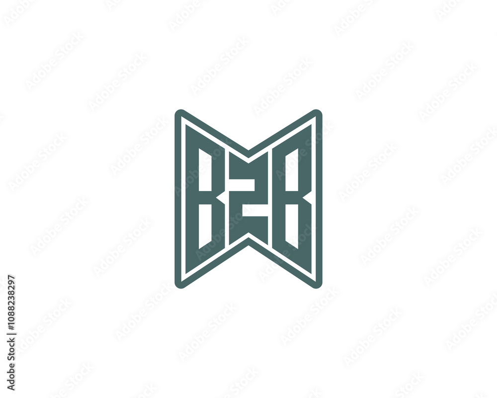 Obraz premium BZB logo design vector template. BZB