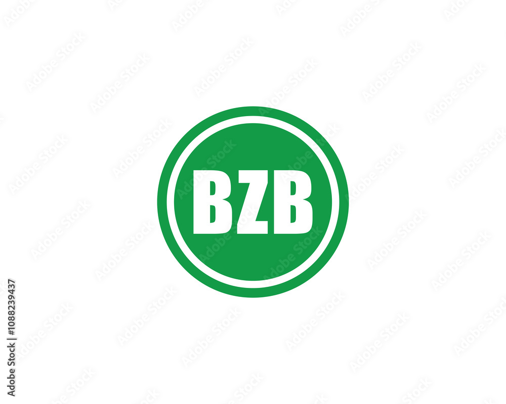 BZB logo design vector template. BZB BZB logo design vector template. BZB
