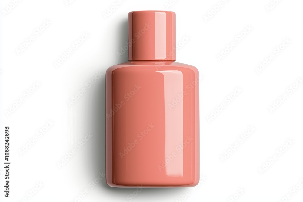 Nail polish bottle, isolated on white background Nail polish bottle, isolated on white background