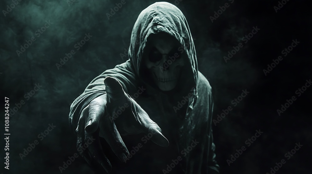 Mysterious Hooded Figure Mysterious Hooded Figure