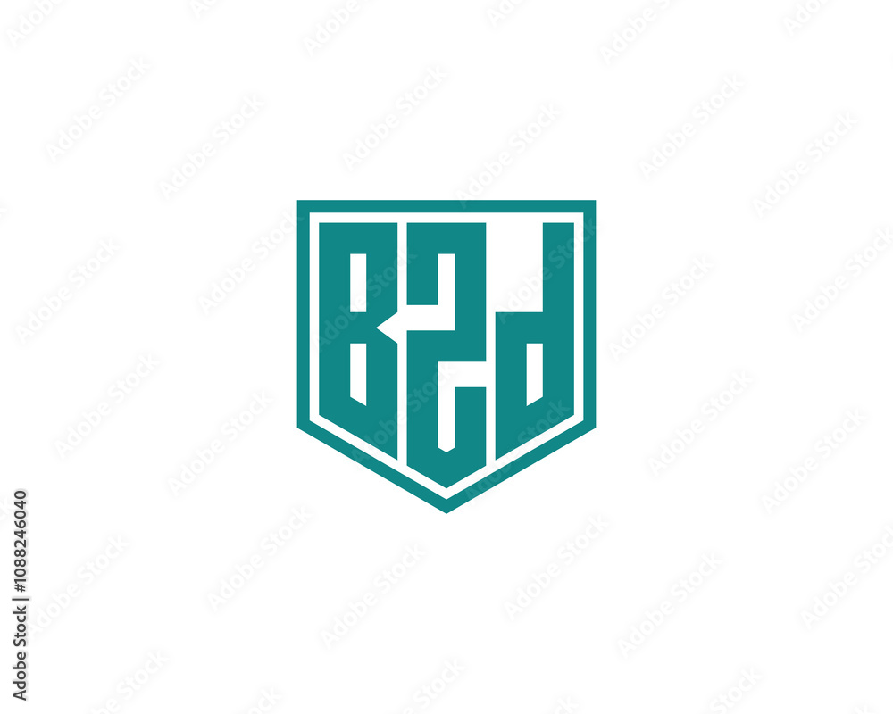 BZD logo design vector template. BZD BZD logo design vector template. BZD