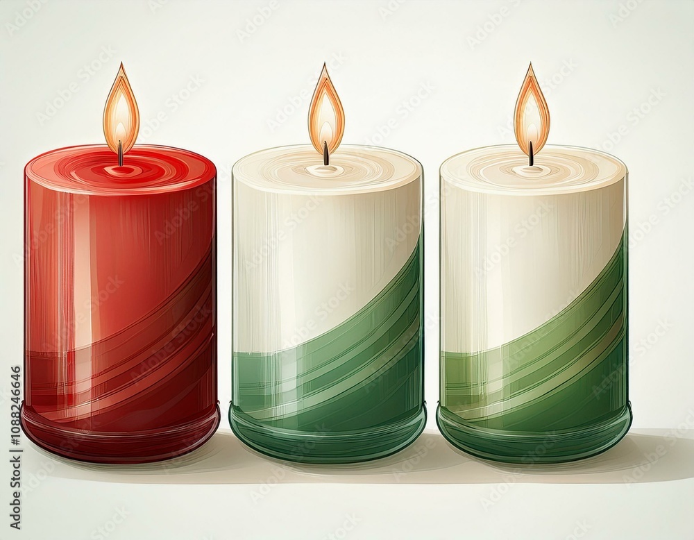Festive Holiday Pillar Candles for Seasonal Decor Festive Holiday Pillar Candles for Seasonal Decor