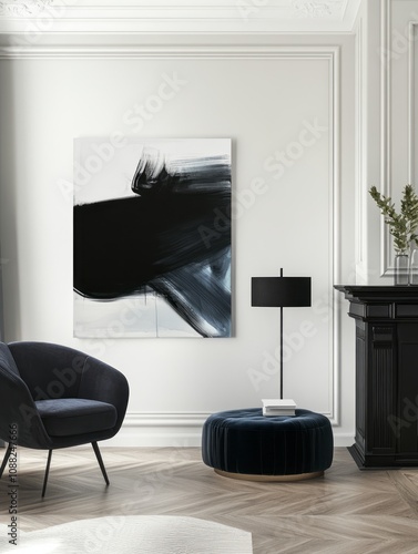 Abstract Artwork in Modern ...