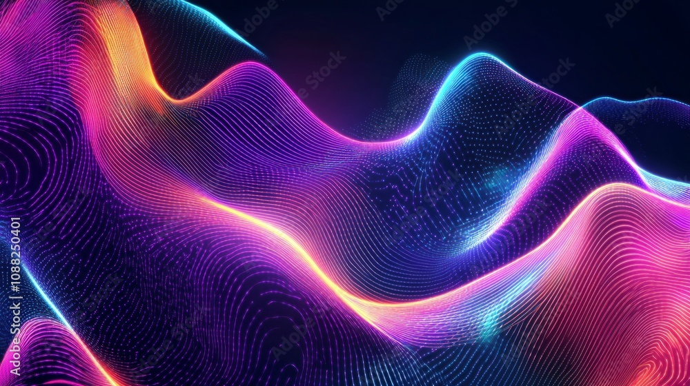 Dynamic Colorful Abstract Technology Design Dynamic Colorful Abstract Technology Design