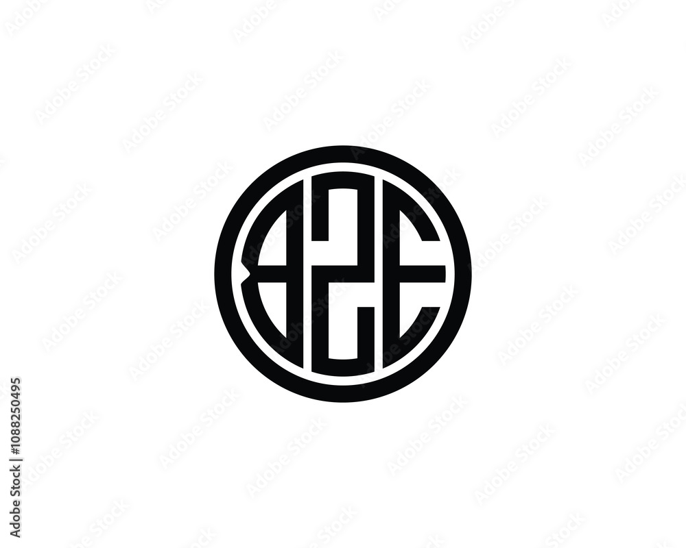 BZE logo design vector template. BZE BZE logo design vector template. BZE