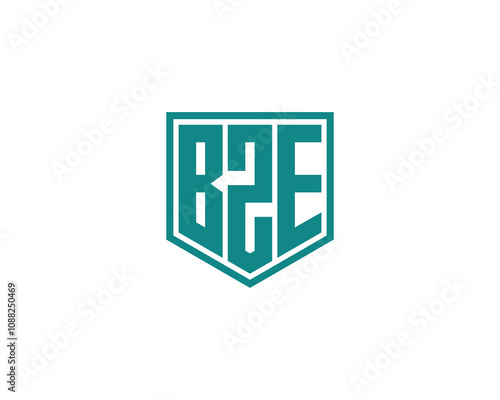 BZE logo design vector template. BZE