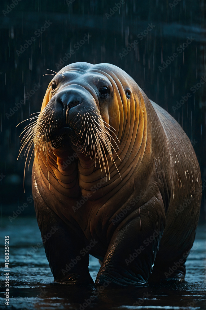 Fototapeta premium sea lion on the beach