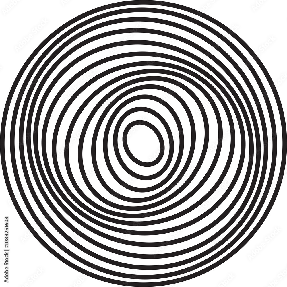 Circle twirl line geometric. Design element for round frame, science, tech, digital Circle twirl line geometric. Design element for round frame, science, tech, digital