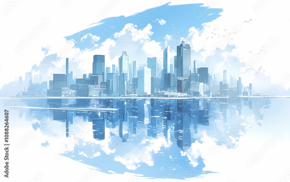 Obraz premium City Reflection