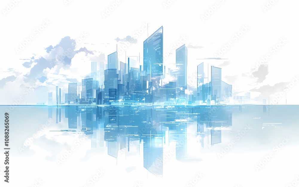 Fototapeta premium City Reflection