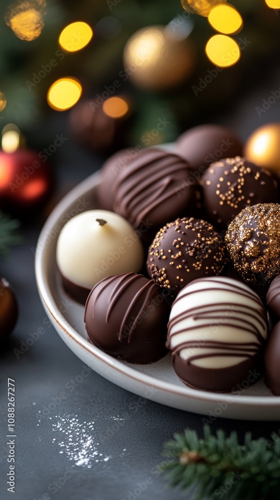 Traditional European Christmas desserts include an array of delightful chocolate treats. Rich in flavor and beautifully presented, they embody festive joy and celebration. Traditional European Christmas desserts include an array of delightful chocolate treats. Rich in flavor and beautifully presented, they embody festive joy and celebration.