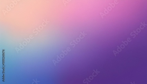 Abstract background, Eminence and English lavender gradient background with light leak and grainy texture.