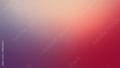 Abstract background, English lavender and English red gradient background with light leak and grainy texture.