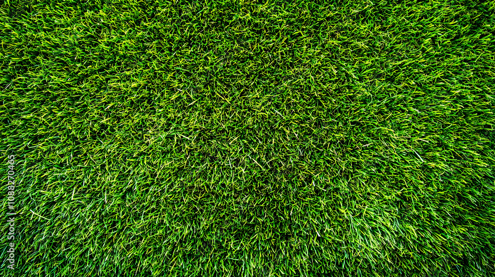 Obraz premium A Close-Up View of Lush Green Grass Blades, A Natural Texture for Backdrop Design